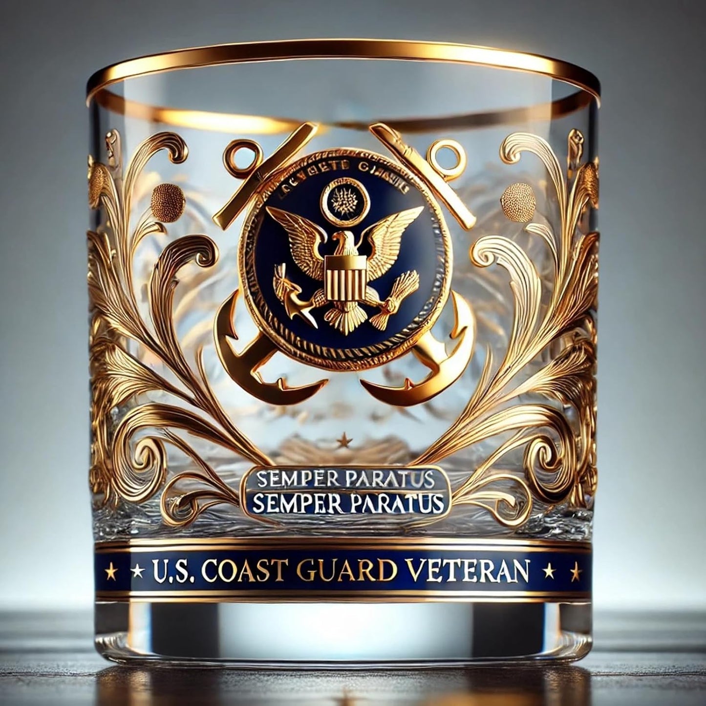Glosrity Veteran Tribute Glass